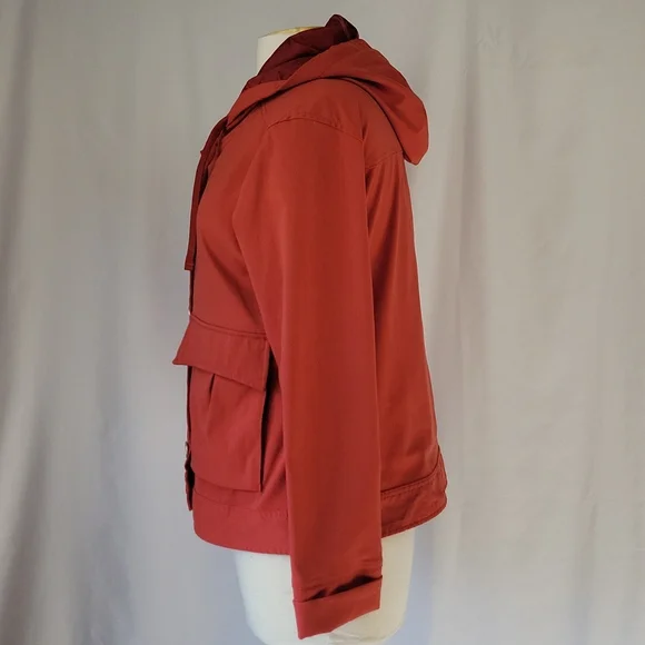 Prana Lightweight Hooded Jacket Terra Cotta Size Large - Picture 4 of 12